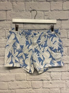 Victoria's Secret Pineapple Print 5 inch Inseam Shorts Size 8
